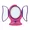 Bed BH950N1 3 Panel Lighted Makeup Mirror With Magnification