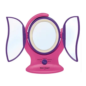 Bed BH950N1 3 Panel Lighted Makeup Mirror With Magnification