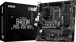 B460MVDHWIFI | Msi B460M WiFi Micro ATX Motherboard - 128GB