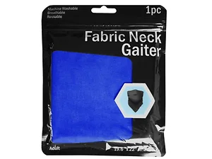Bulk Buys Versatile Solid Neck Gaiter for All Activities