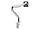 M21CMWBTB | Humanscale M2.1 Single Monitor Arm Clamp Mount