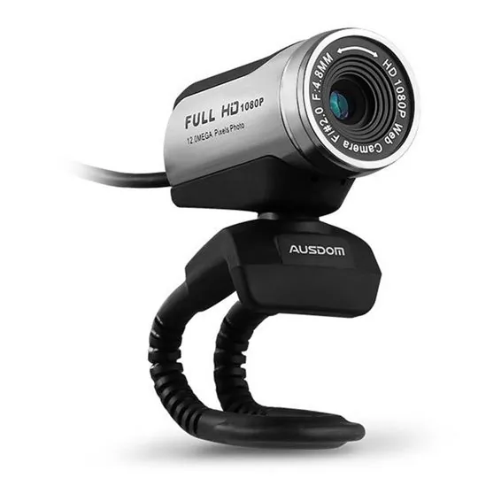 Ausdom AW615 Full Hd 1080p Wide Angle View Webcam With Anti-distortion