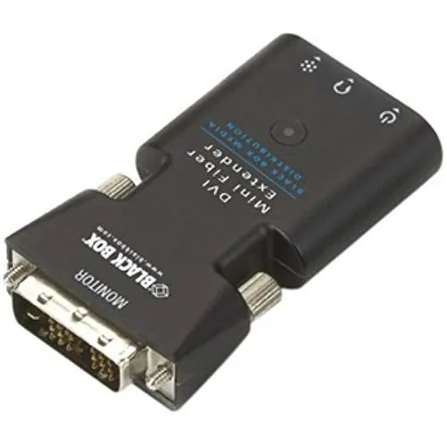 Black AVX-DVI-FO-MINI-RX Mini Extender Receiver Only For Dvi-d And Ste