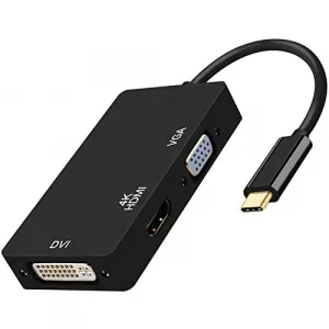 4xem 4XUSBCHDMIDVIVGA Usb-c 3-in-1 Multiport Video