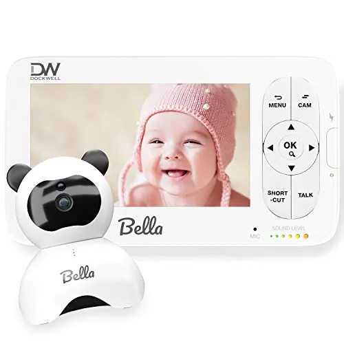 Dockwell BM-DXR801-MC Bella Video Baby Monitor 5 Lcd