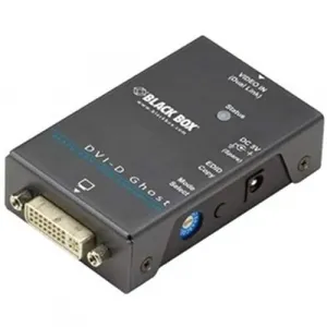 Black VG-DVI Dvi D Edid Ghost Adapter - Enhanced Signal Solution