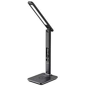 SC-6050QI | Supersonic Black LED Desk Lamp with Wireless