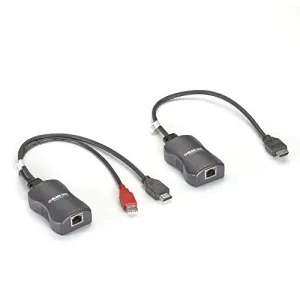 Black AVU8010A Line Powered Hdmi Extender Pair - 100m Range