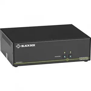 Black SS2P-DH-DP-U Secure Niap 3.0 Kvm Switch - Dual-head, Displayport