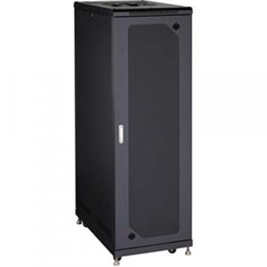 Black RM2420A 38u Server Cabinet With Mesh Door For Optimal Ventilatio