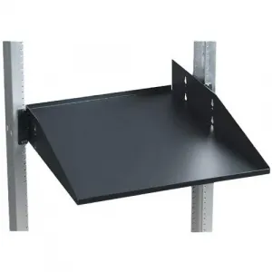 Black RM114-R2 Solid Heavy-duty Equipment Shelf