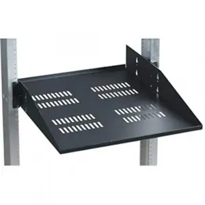 Black RM116-R2 Vented Heavy-duty Equipment Shelf