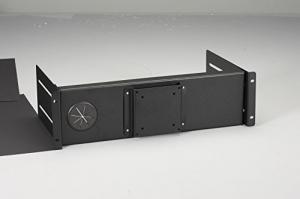 Black RM982F Fixed Flat-panel Monitor Mount For Racks