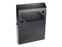 Black RMT351LA 2u Low Profile Vertical Wallmount Cabinet - 36 D