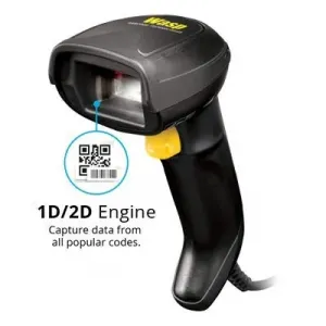 Wasp 633809007149 Wdi4700 2d Barcode Scanner With Usb Connectivity