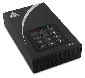 Apricorn FIPS Validated 10TB USB 3.0 Drive with 256-Bit
