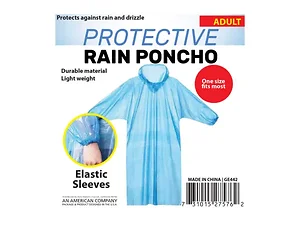 GE442 | Bulk Buys Premium Waterproof Raincoat - Lightweight