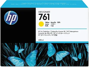 HEWCM992A | Hp 761 400 ML YELLOW DESIGNJET INK CARTR