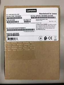 7XB7A00028 | Lenovo THINKSYSTEM 25INCH 18TB 10K SAS 12GB