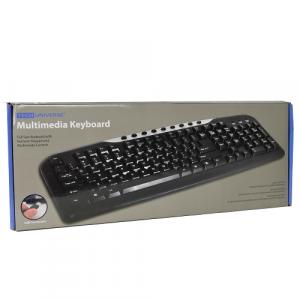 Tech TU1712 107key  Usb Multimedia Keyboard Blacksilver