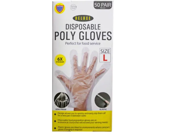 Bulk MO128 100 Pack Large Tpe Glove