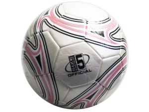 Bulk OP968 Size 5 Silver Soccer Ball With Swirl Design