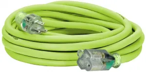 Flexzilla FZ512825 Pro 25ft Outdoor Extension Cord With Lighted Plug