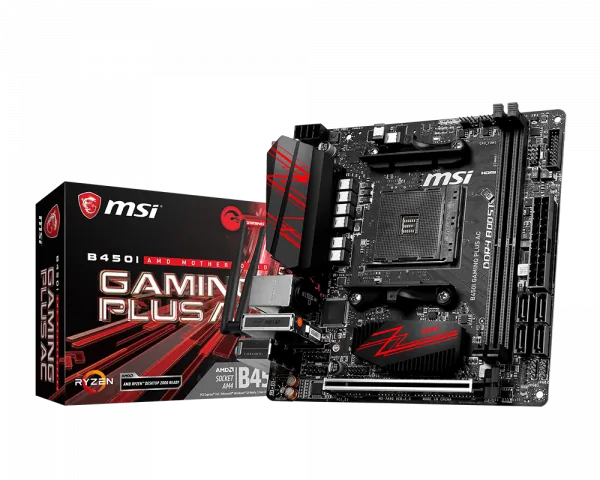 Msi B450IGPMAXWI B450i Gaming Plus Max Am4 Mini-itx Motherboard