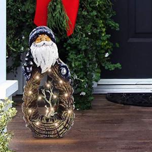 Gardman A16MZP480 Gt 21h Wood Santa Statueled