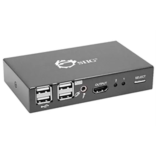 Siig CEKV0011S2 2x1 Usb Hdmi Kvm Switch 4kx2