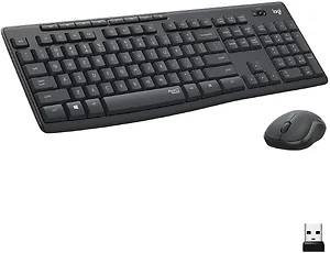 Logitech MK295 Silent Wireless Keyboard & Mouse Combo -
