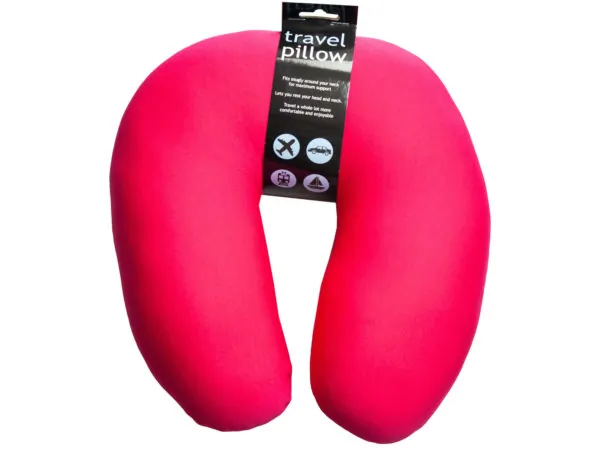 Bulk GE447 Pink Travel Pillow