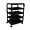 Luxor Luxor 5-Shelf Heavy-Duty Utility Cart - Black