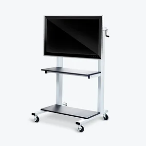 CLCD | Luxor Adjustable Crank TV Cart for Flat Panels 32-80