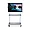 CLCD | Luxor Adjustable Crank TV Cart for Flat Panels 32-80