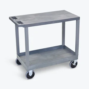 Luxor Luxor Gray EC21HD-G Heavy-Duty Utility Cart 18x32