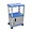 Luxor Luxor Tuffy 3-Shelf AV Cart with Cabinet & Electric