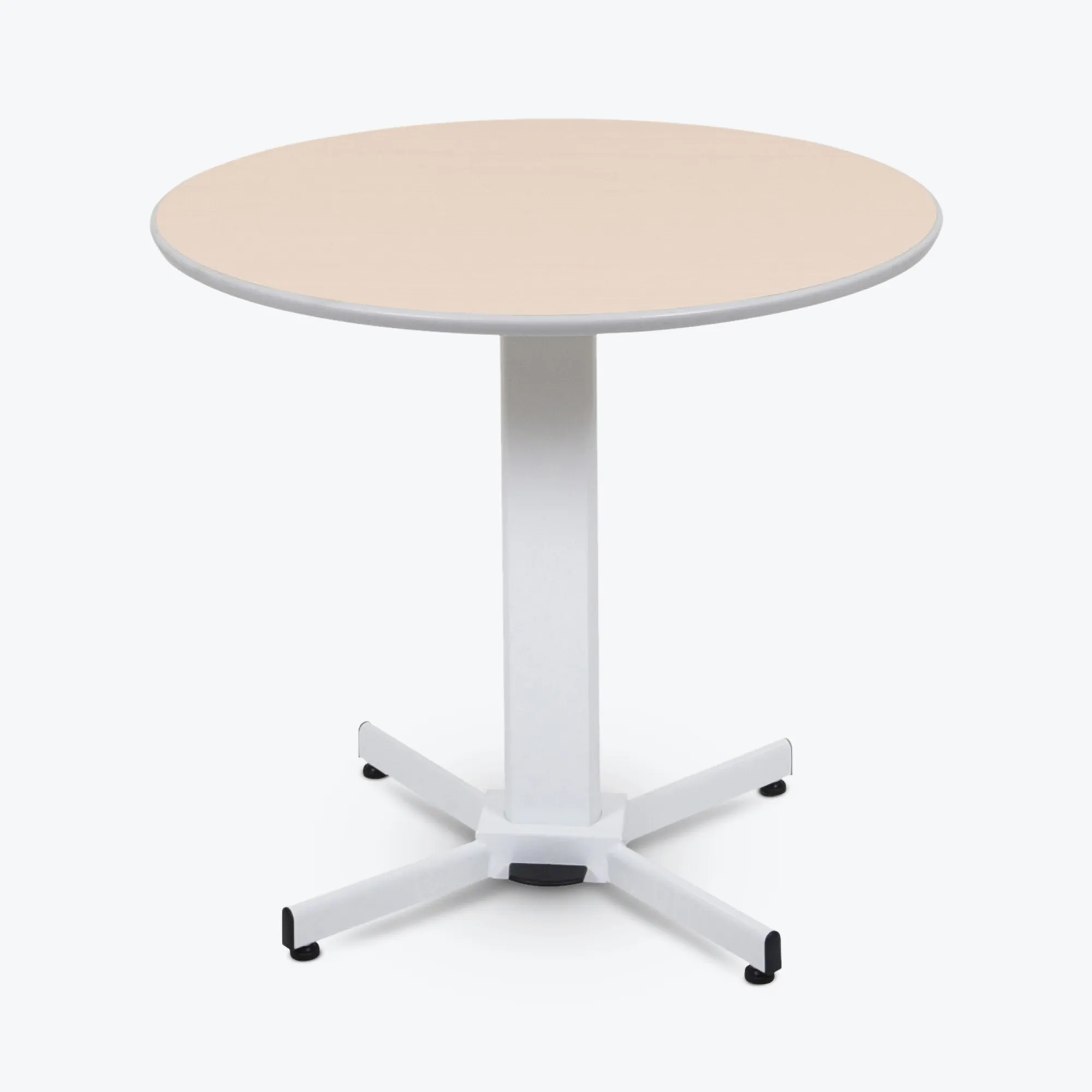 Luxor LX-PNADJ-ROUND Pneumatic Adjustable Round Table - Height Adjusta