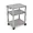Luxor Luxor Tuffy 3 Shelf AV Cart with Electric Outlet