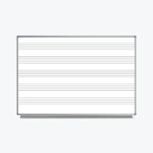 Luxor Luxor Wall-Mount Music Whiteboard - 72 x 48 Inches
