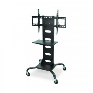 Luxor WPSMS51 Mobile Black Flat Panel Tv Stand  Mount