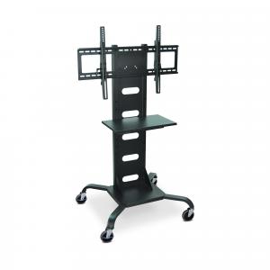 Luxor WPSMS51 Mobile Black Flat Panel Tv Stand  Mount