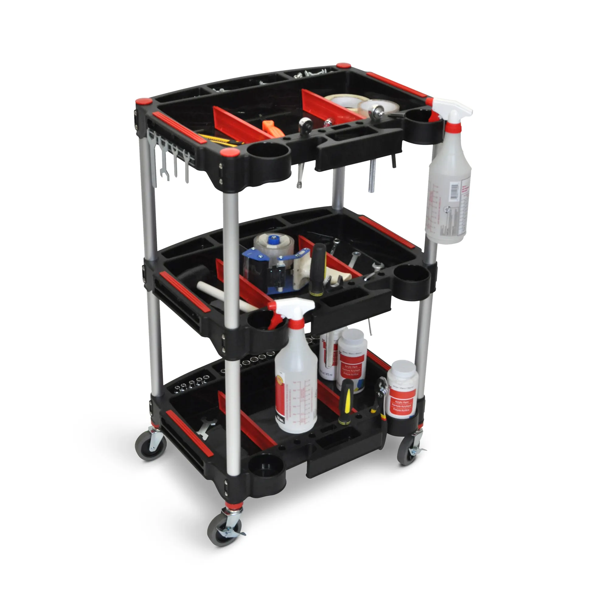 Luxor MC-3 Mechanic's Three-shelf Cart