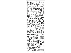 Bulk CH391 Momenta Stickers With 40 Family Phrases