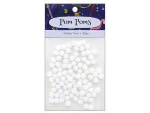 Bulk CH553 100pc White Pom Poms