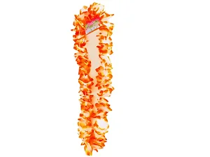 GW680 | Bulk Buys Nani Pua Tangerine Orange Floral Lei