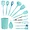 Megachef MegaChef Silicone Kitchen Utensil Set - 12 Pieces