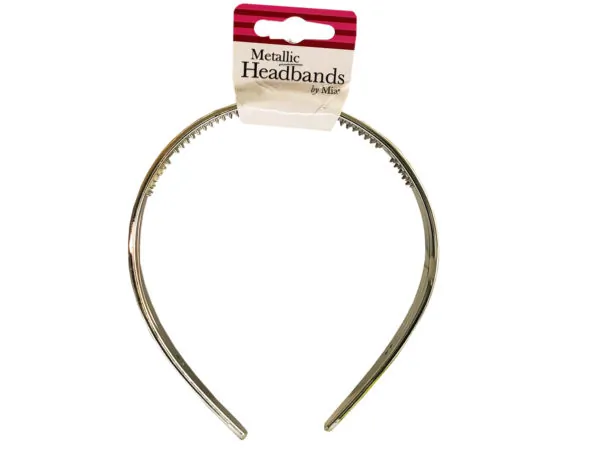 Bulk KA668 2 Pc Metallic Headbands