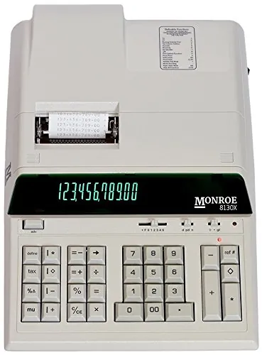 Monroe  Entry Level Heavy Duty Calculator, Ivory