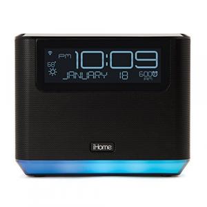 Ihome iAVS16B Clock Walexa Voice Service Wbt